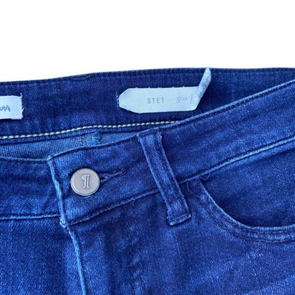 Anthropologie Pilcro 26 Stet Mid-Rise Dark Wash Jeans - Picture 3 of 10